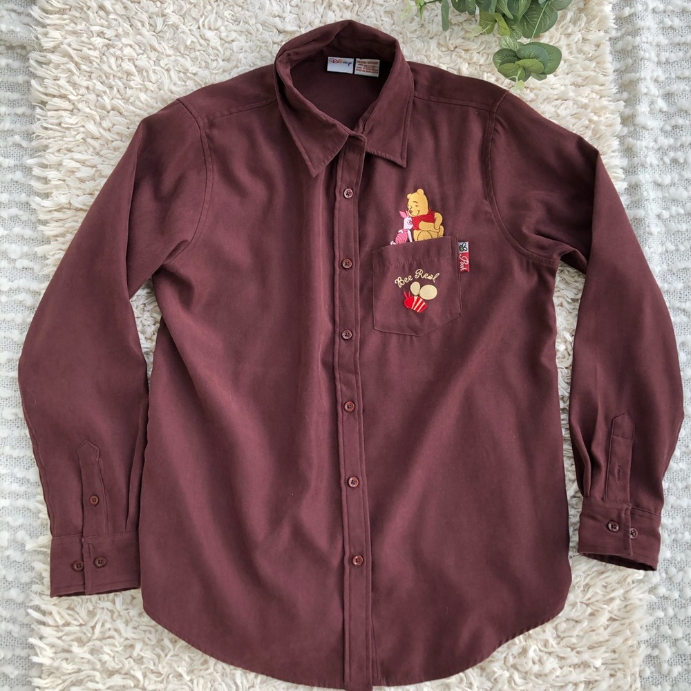 Vintage Disney Winnie the pooh brown shirt